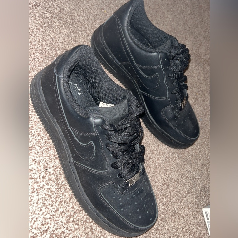 Nike Black Air Force 1 - Youth Size 5.5